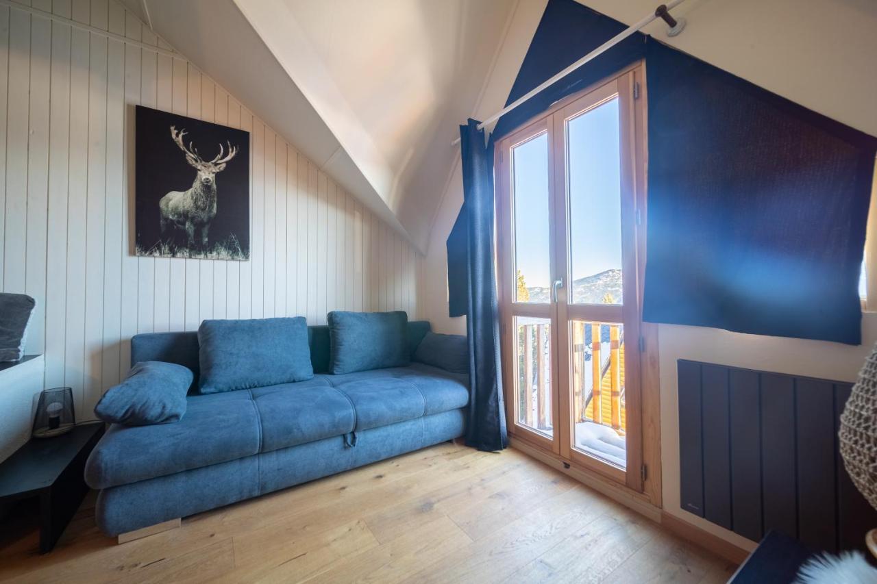 Le Cerf - Duplex Avec Superbe Vue Montagne Apartment Les Angles  Luaran gambar