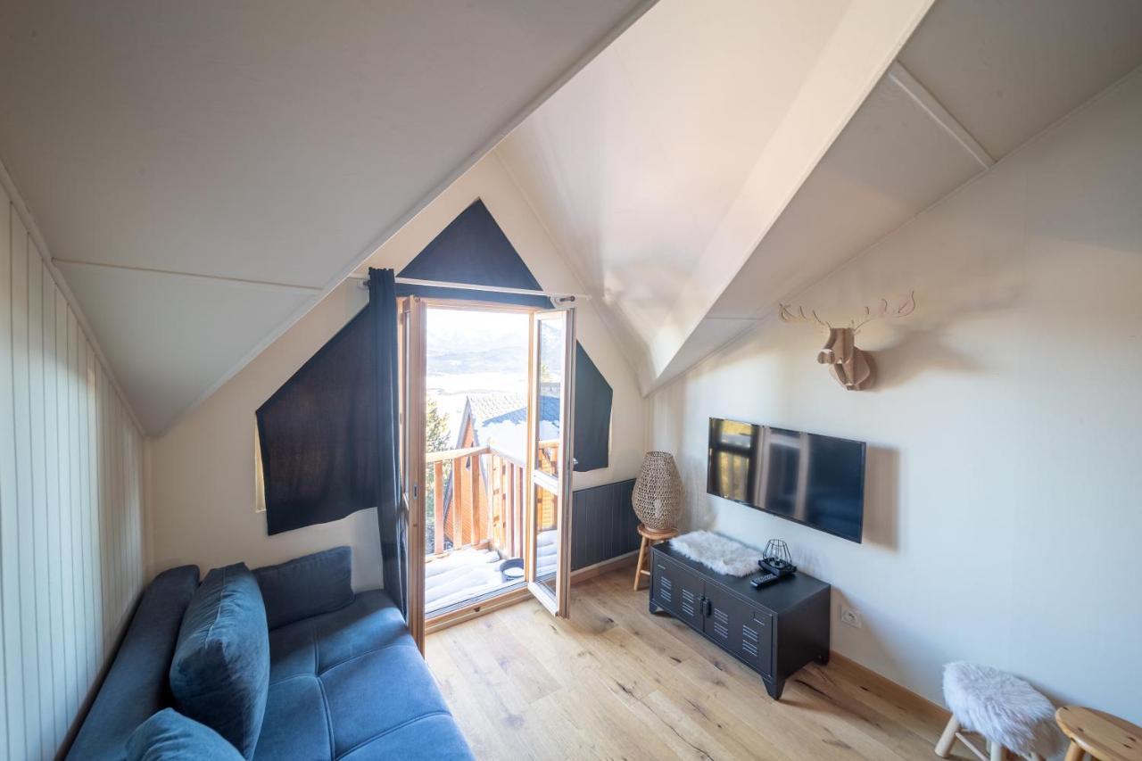 Le Cerf - Duplex Avec Superbe Vue Montagne Apartment Les Angles  Luaran gambar