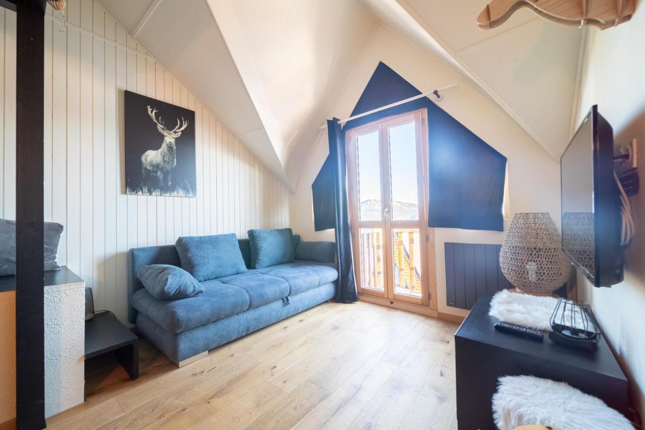 Le Cerf - Duplex Avec Superbe Vue Montagne Apartment Les Angles  Luaran gambar