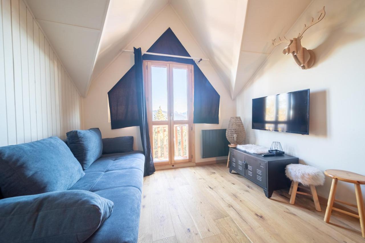 Le Cerf - Duplex Avec Superbe Vue Montagne Apartment Les Angles  Luaran gambar